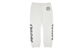 Plus Cross Allover Print Sweatpants "White" CHRM0857