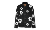 The Cotton Wreath Denim Jacket "Black" DT15