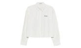 Striped Poplin Shirt WMNS "Cream" MK1659 180U F0061