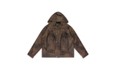 CLASSIC LEATHER JACKET "Green / Brown" WDWMOTW 0031