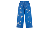 Patchwork Washed Sweatpant "Blue" KS001