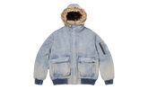 Reversible Faux Fur Hooded Work Jacket "SS26 - Denim" SU27009