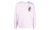 Masao San Embroidered Crewneck Sweatshirt "Lilac" MS22 JTP 001 LILAC