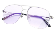 Snatch Half Rim 18KT "White Gold / Smoke Flash Purple" HRSN2 0009 4B6