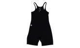 Ribbed Embroidered Romper "Black" CHRM1015