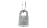 Silichrome Lock Necklace "White" CHRM1047