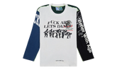 Disco Reversible Long-Sleeve Tee "White" BWA64