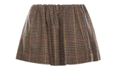 Houndstooth Mini Skirt WMNS "Brown" MG2594 S OOO 181J F0040