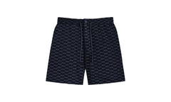 Flocked Monogram Mason Short "Nocturnal" KHM060533 413