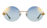 508 Rimless Drill Mount F.U. Edition 24KT "Yellow Gold / Black / Flash Grail" DMMF2 0004 9B2