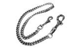 ROSE CLIP WALLET CHAIN "Silver" 50339167994130