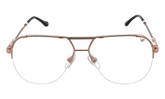 Blanco Half Rim 24KT Two-Tone "Rose / White Gold / Smoke Gradient Photochromatic" HRBA2 0010 2D4