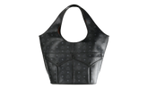 Extra Large Leni Shopper in Visetos "Black" MWPEATA02BK001