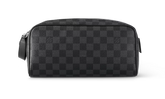 Dopp Kit Toilet Pouch "Damier Graphite Canvas" N40127