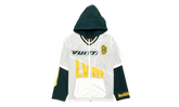Patchwork Baseball Jersey Windbreaker "Green/White" 1AAGF4