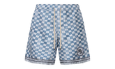 MA Checkered Shorts "Steel" AMBMSO1037 396