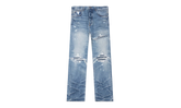 Pleated Denim Straight MX1 Jeans "Honeycomb Indigo" AMDNGH1087 HONE