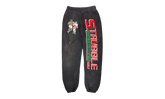 Struggle Logo Sweatpants "Saint Michael - Black" DT370