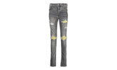 MX1 Green Ultra Suede Repair Jeans "Grey" PF22MDS004 030