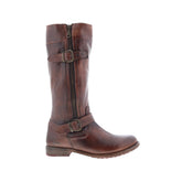 Bed Stu Gogo Lug F315405 Womens Brown Leather Zipper Casual Dress Boots