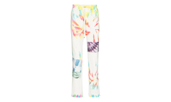 Tie Dye Art Patch Sweatpants "White Multi" MJSP011900