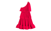 ASYMMETRIC LAYERED SHORT DRESS "Red" RW DR0024 4778 A23 594