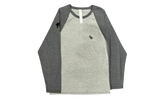Henley Baseball 3 Cross Patch Longsleeve T-Shirt "Grey" CHRM1137