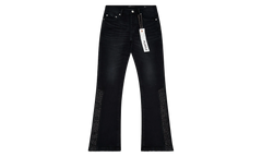 Crystal Snap Flared Denim "blue" P067 FCNB225