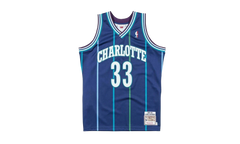 NBA Alonzo Mourning Authentic Jersey "1994 Charlotte Hornets - Dark Purple" AJY4LG19020 CHODKPR94AMO