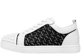 Louis Junior Spikes Orlato Flat CL Monogram White Black