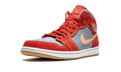 1 Mid SE "Denim Red Suede" DM4352 600