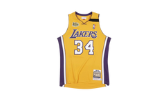 NBA Shaquille O'Neal Authentic Jersey "1999 Los Angeles Lakers - Team Gold" AJY4CP19141 LALLTGD99SON