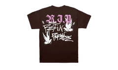 Graffiti Dove T-Shirt "Brown / Pink" Y1Q5KV9W