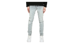 Kivu Skinny Repair Jeans "Light Indigo" P001 KVRL425