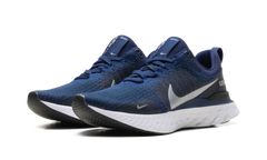 React Infinity Run Flyknit 3 "College Navy Metallic Silver" DZ3014 401