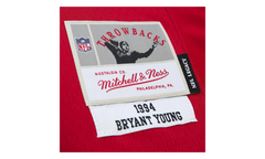 NFL Bryant Young Legacy Jersey "1994 San Francisco 49ers - Scarlet" LGJY3195 SF494BYOSCAR