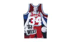NBA Sublimated Shaquille O’Neal Swingman Jersey "2003 Allstar West - Black" SMJYNG18426 ASWBLCK03SON