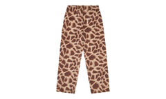 Faux Fur Giraffe Print Sweatpant "Brown" DT540