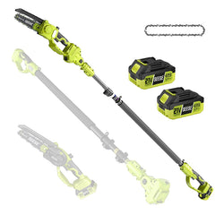 2-in-1 Cordless Pole Pruner & Mini Chainsaw – 15ft Reach