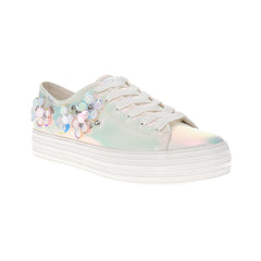 Triple Kick Canvas Floral Embellished Celebrations Lace Up Sneakers