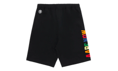 AAPE Multi Color Logo Shorts "Black" P9GYG5ZRC