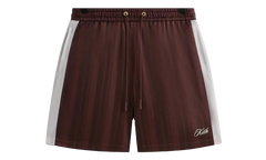 Pinstripe Tricot Active Shorts "Magma Red" KHM060697 601