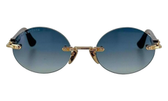 Deep III Sunglasses "Gold - Gradient Blue" CHRM1048