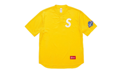 S Logo Baseball Henley T-shirt "FW24 - Yellow" SU27423