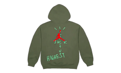 Cactus Jack x Jordan Highest Hooded Sweatshirt "Olive" CPFM50