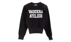 Logo Sweatshirt with Shoulder Pads "Black" VAQ10T015