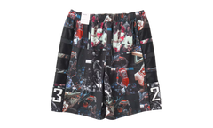 Flight AOP Printed Cat Scratch Shorts "Black" IF1841 010